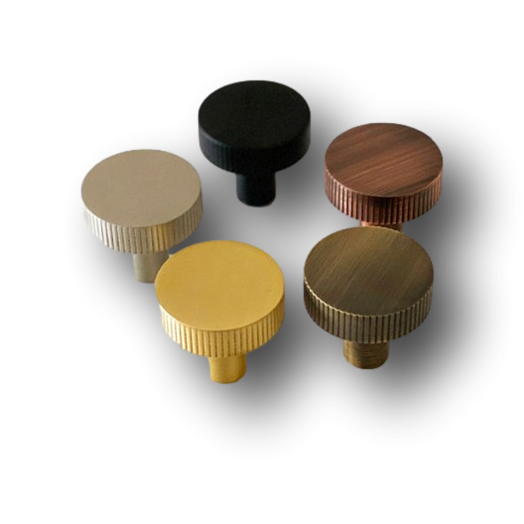 Hanna Solid Brass Cabinet Knob Cabinet Hardware Kay Hardware - VCU
