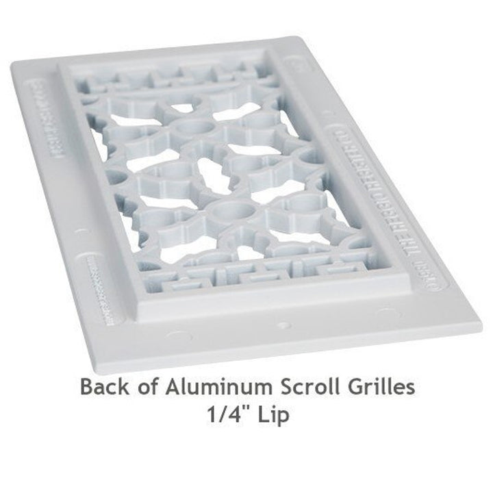 Cast Aluminum Scroll Grilles - Optional Damper Vent Cover Reggio Register Company, LLC - VCU
