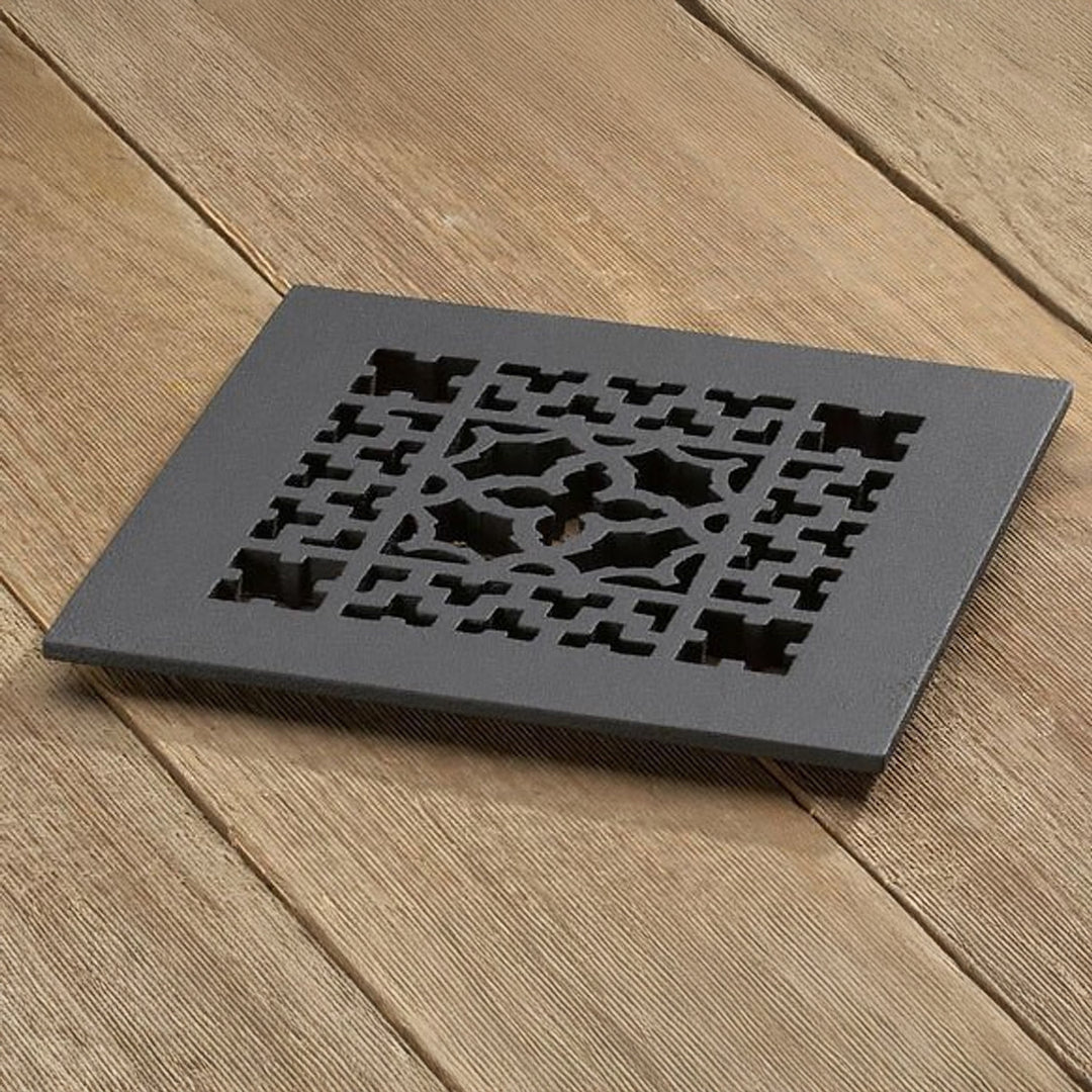 Cast Iron Scroll Grille with Optional Damper Vent Cover Reggio Register Company, LLC - VCU