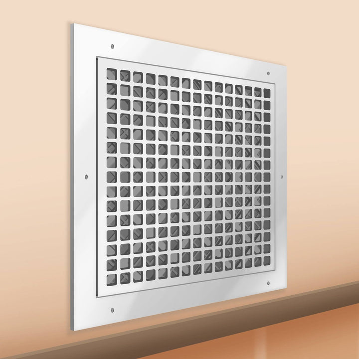 Decorative Resin Air Return Filter Grille Magnetic Filter Grille Majestic Vent Covers, INC - VCU