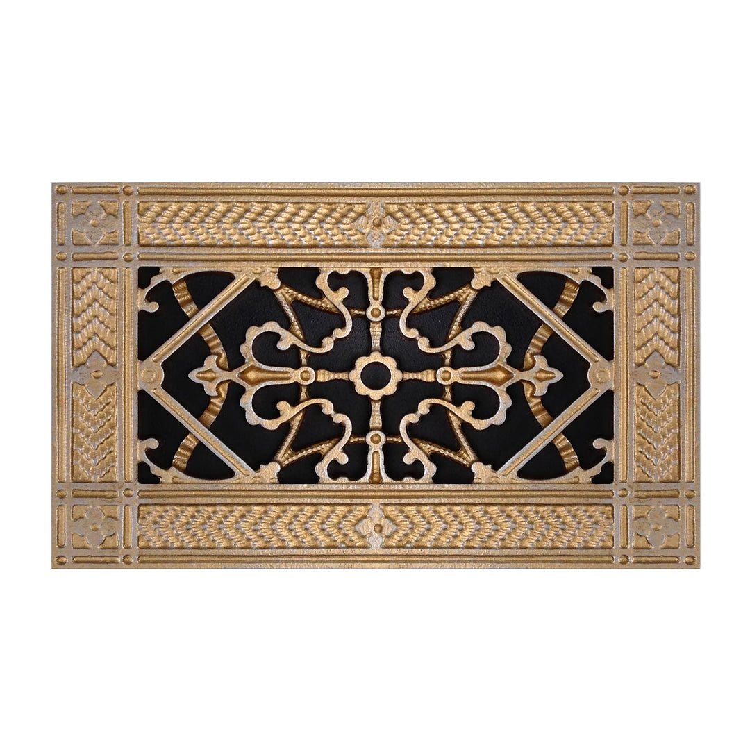 Arts and Crafts Resin Vent Cover for Wall or Ceiling Grille Beaux-Arts Classic Products - VCU