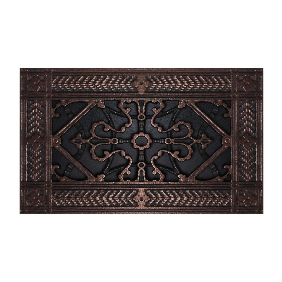 Arts and Crafts Resin Vent Cover for Wall or Ceiling Grille Beaux-Arts Classic Products - VCU