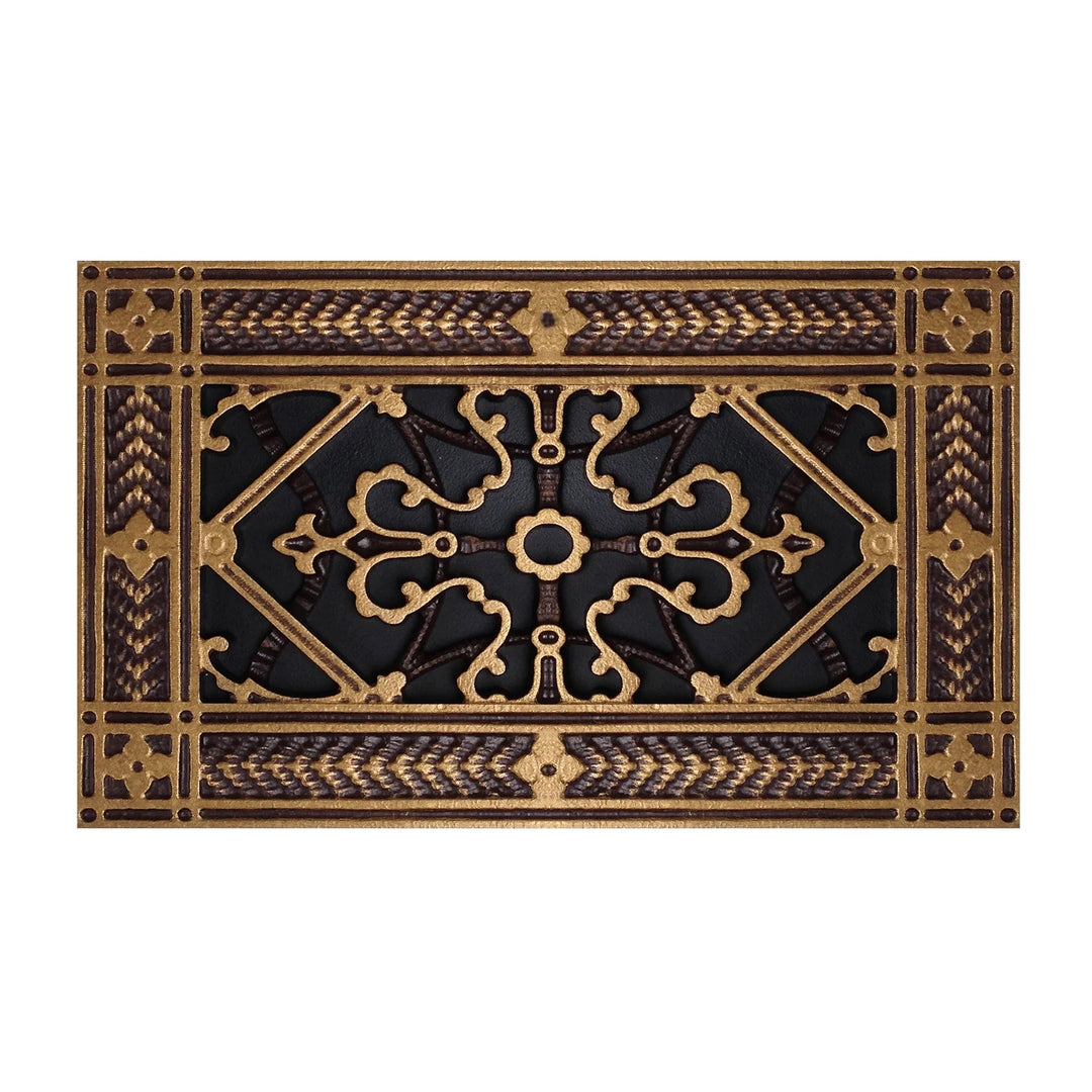 Arts and Crafts Resin Vent Cover for Wall or Ceiling Grille Beaux-Arts Classic Products - VCU