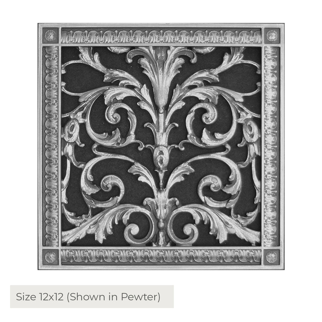 Louis XIV Style Resin Magnetic Filter Grille Grille Beaux-Arts Classic Products - VCU