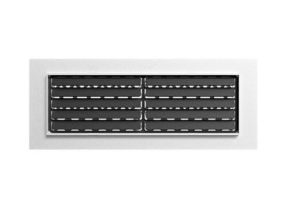 Directional Air Flow Louver Louver Reggio Register Company, LLC - VCU 2.25 x 10 (Overall 3.5 x 12) One way - long