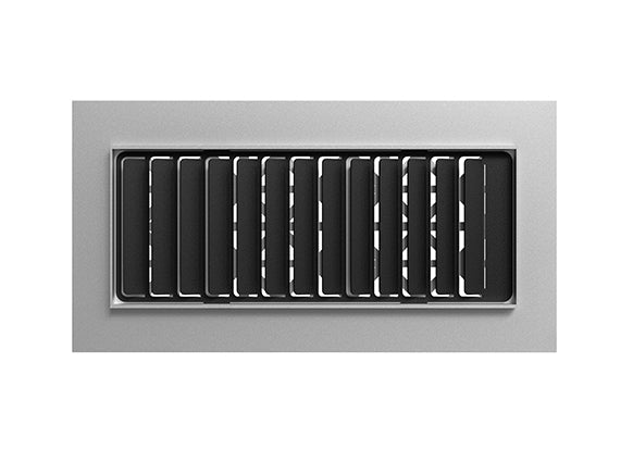 Directional Air Flow Louver Louver Reggio Register Company, LLC - VCU 2.25 x 10 (Overall 3.5 x 12) One way - short