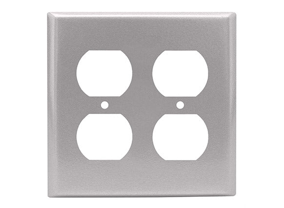 Matching Switchplates Matching Switchplates Reggio Register Company, LLC - VCU Double Duplex Gray (Paintable)