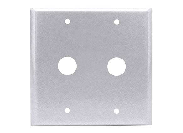 Matching Switchplates Matching Switchplates Reggio Register Company, LLC - VCU Double Phone Powder Coated Silver