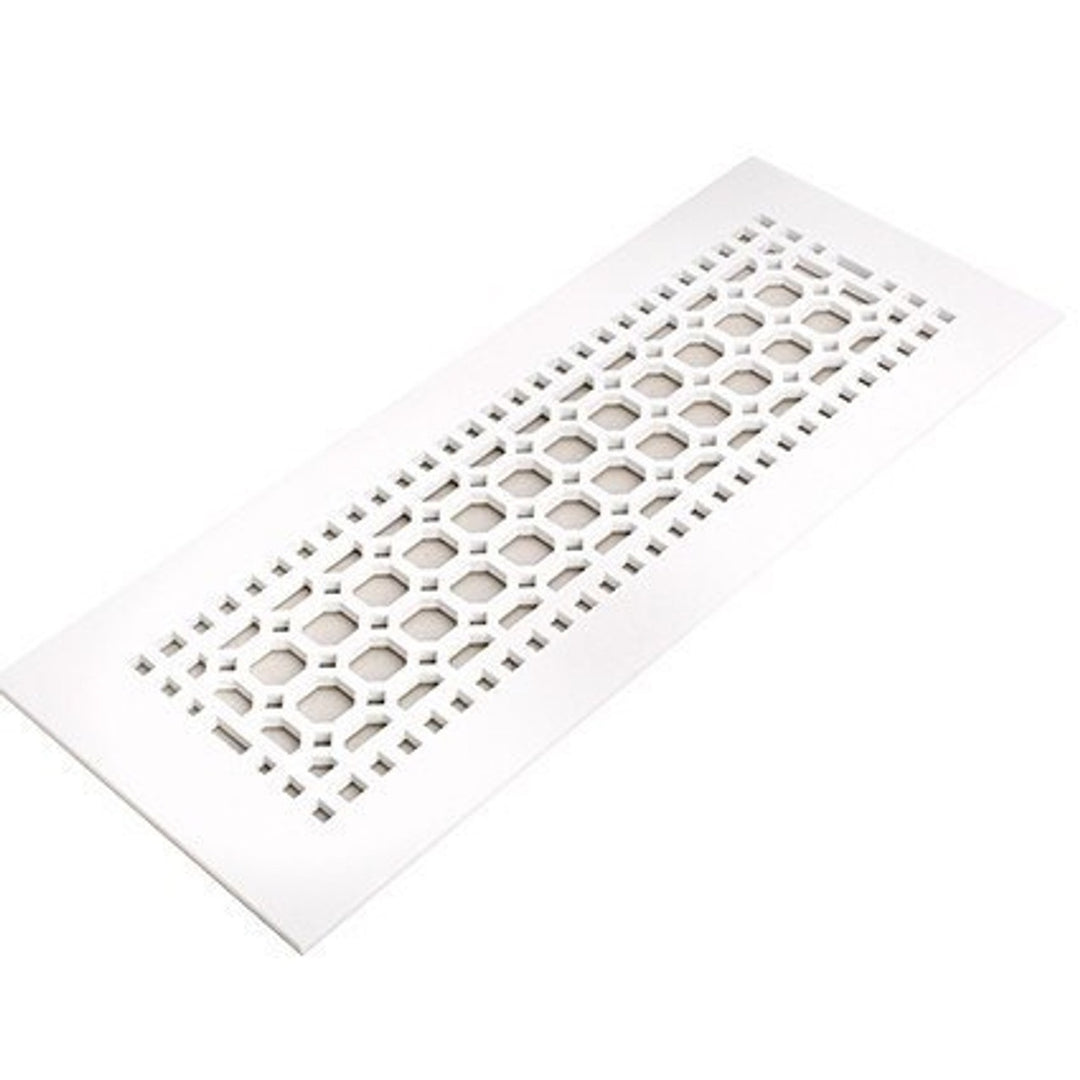 Easton Design Vent Covers - Made to Order Vent Cover Reggio Register Company, LLC - VCU 2.25 x 10 (Overall 3.5 x 12) 3/16" Aluminum White