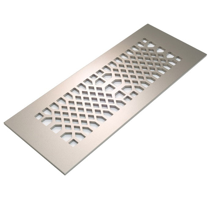 Edison Design Vent Covers - Made to Order Vent Cover Reggio Register Company, LLC - VCU 2.25 x 10 (Overall 3.5 x 12) 3/16" Aluminum Champagne Bronze
