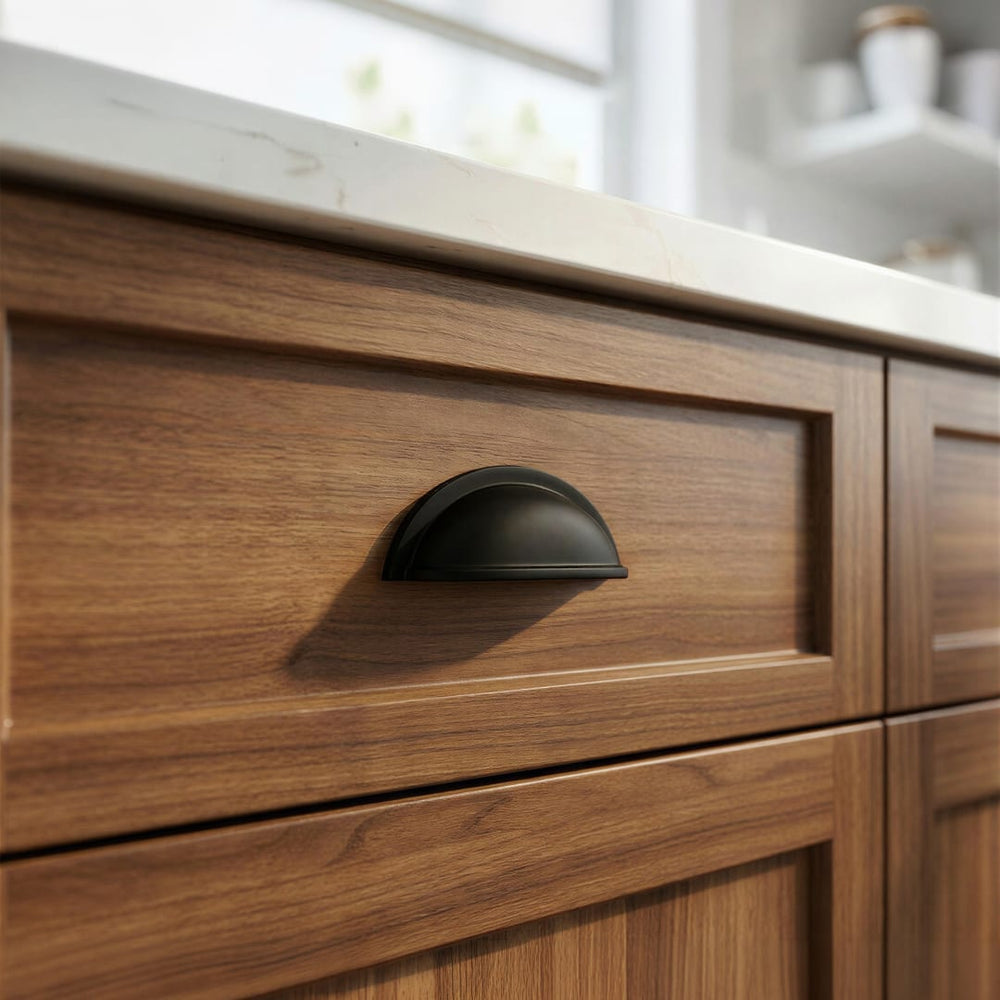 Elizabeth Solid Brass Cup Pull Cabinet Hardware Kay Hardware - VCU