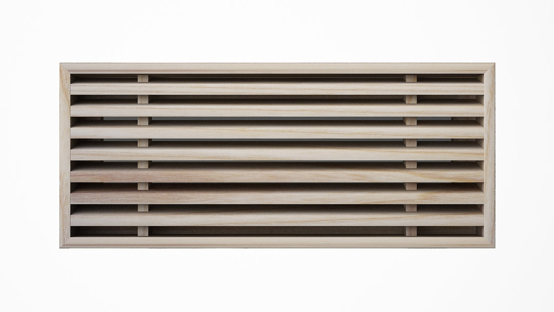 Angled Bar Inset - Flush Mount Removable Core Wood Grilles - Ceiling and Wall Flush Grille Vexell - VCU