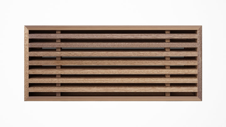 Angled Bar Inset - Flush Mount Removable Core Wood Grilles - Ceiling and Wall