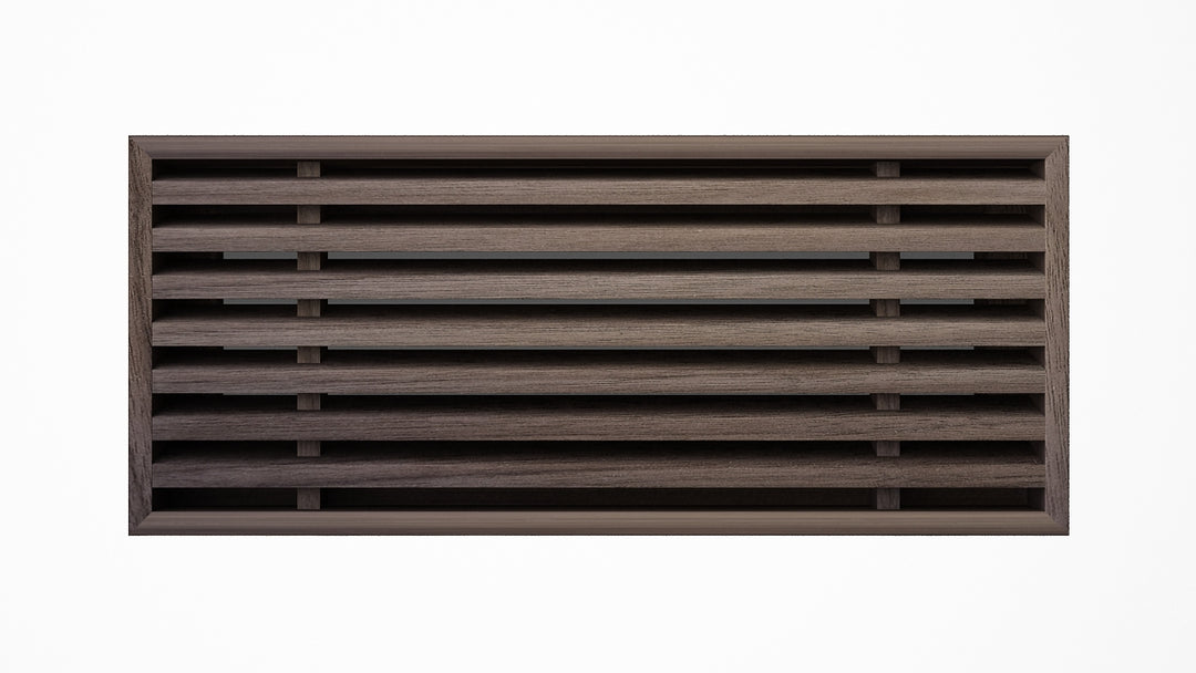 Angled Bar Inset - Flush Mount Removable Core Wood Grilles - Ceiling and Wall