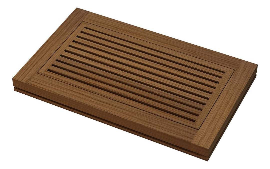 Linear Bar Floor Wood Grilles - Flush Mount with Frame Flush Grille Vexell - VCU