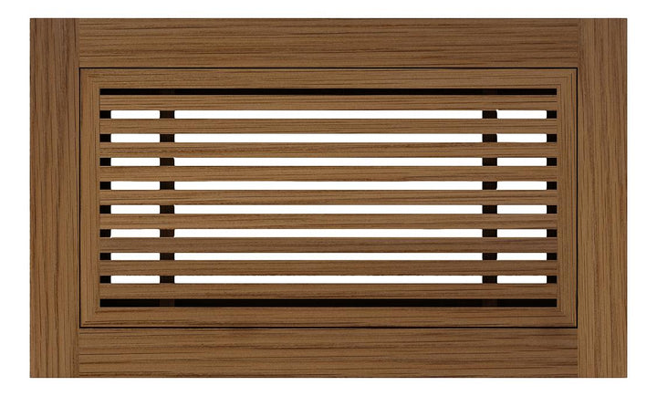 Linear Bar Floor Wood Grilles - Flush Mount with Frame Flush Grille Vexell - VCU