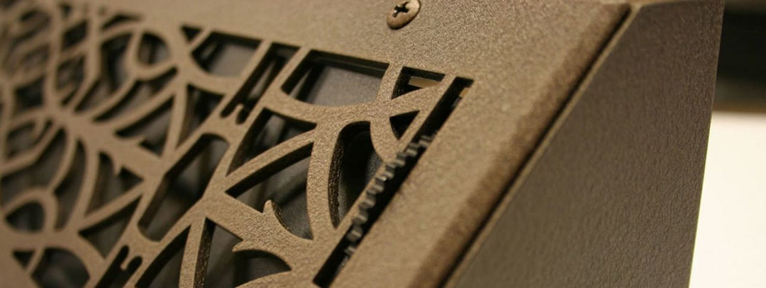 Gold Series Steel Designs Baseboard Registers and Returns 8" Baseboard Vent Steel Crest Corporation - VCU