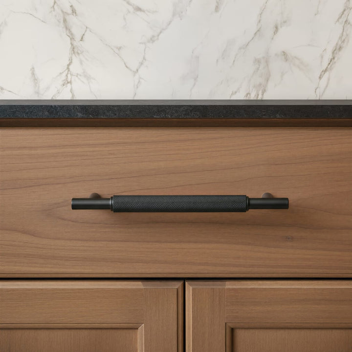 Grayson Knurled Solid Brass Drawer Pull Cabinet Hardware Kay Hardware - VCU