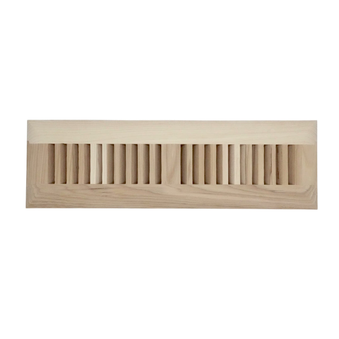 Wood Designs Insert Floor Registers - Optional Damper Insert 2.5 x 10 (Overall 3.938 x 11.438)