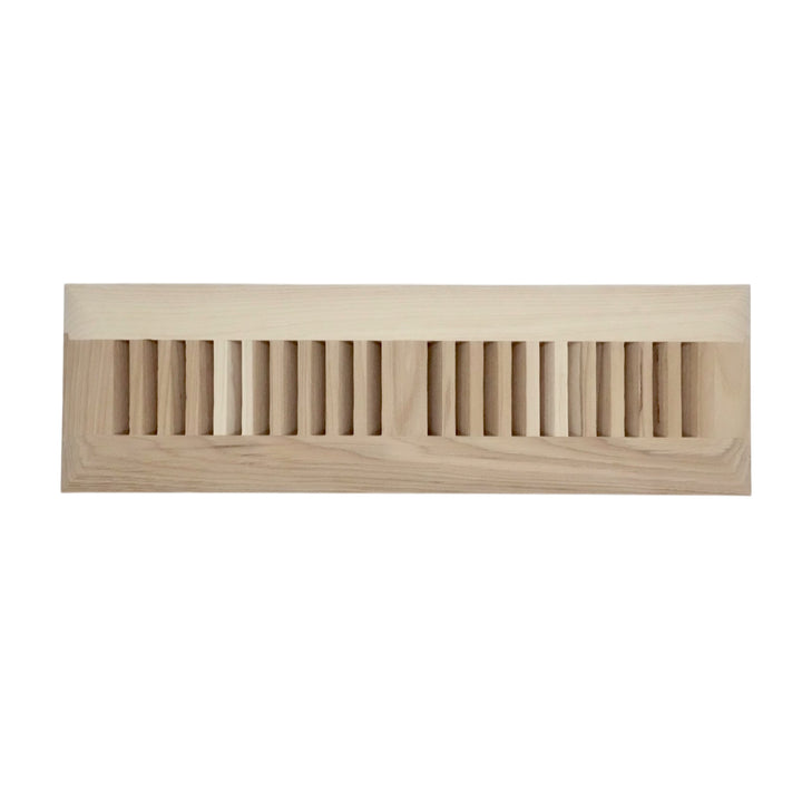 Wood Designs Insert Floor Registers - Optional Damper Insert 2.5 x 10 (Overall 3.938 x 11.438)