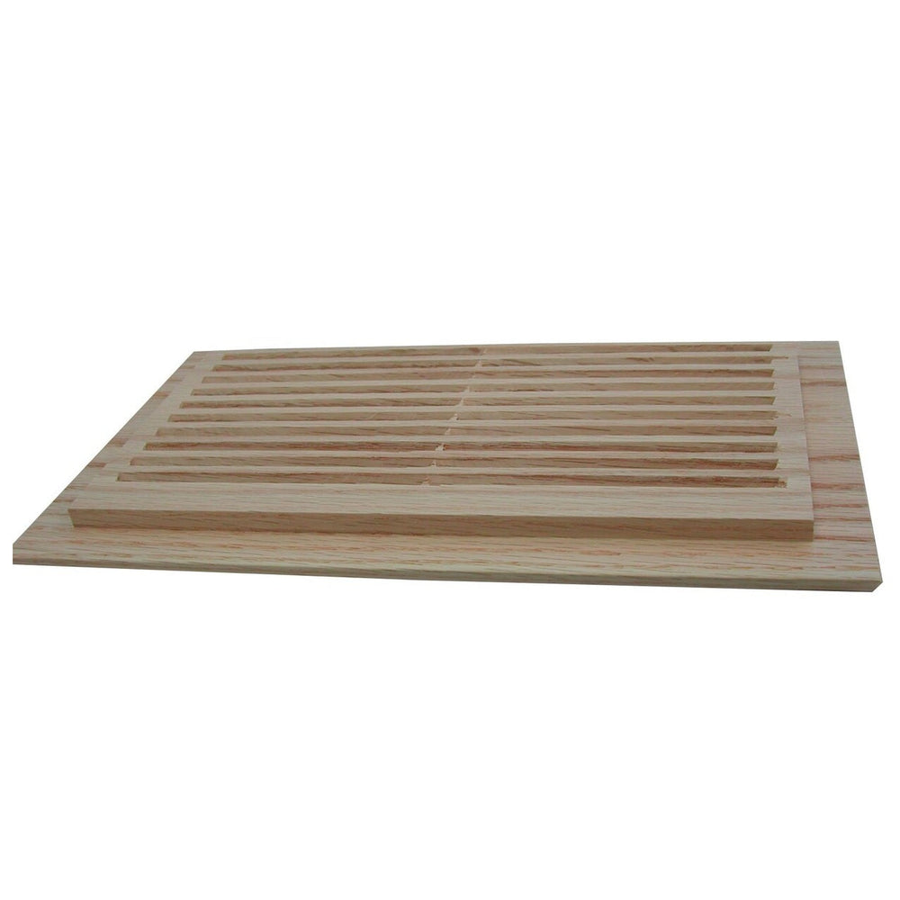 Horizontal Slot Surface Mount Wood Vent Covers and Returns Vent Cover All American Wood Register Co - VCU 2.25 x 10 (Overall 3.75 x 11.188) Beech-Standard