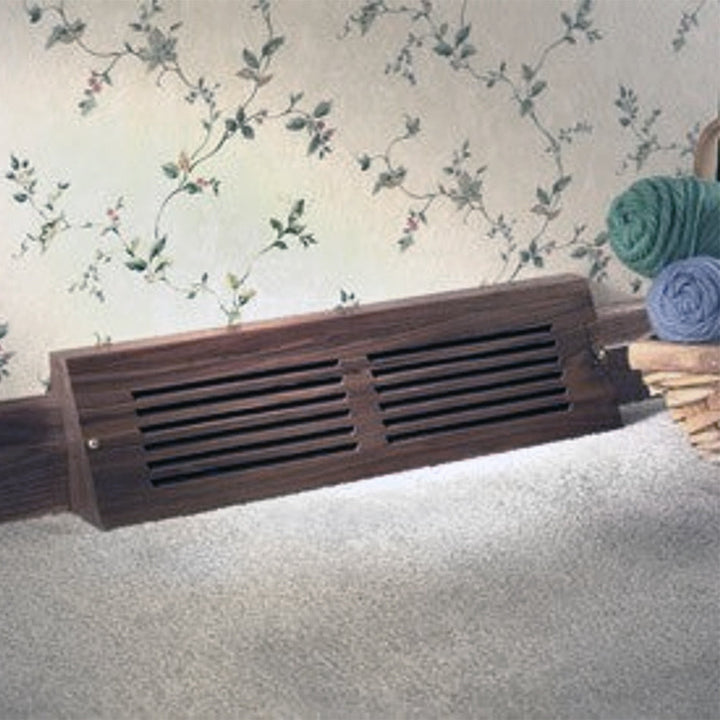 Horizontal Slot Baseboard Wood Vent Covers Baseboard Register/Return All American Wood Register Co - VCU