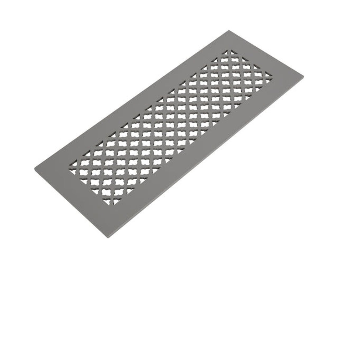 Imperial Design Vent Covers - Made to Order Vent Cover Reggio Register Company, LLC - VCU 2.25 x 10 (Overall 3.5 x 12) 3/16" Aluminum Gray