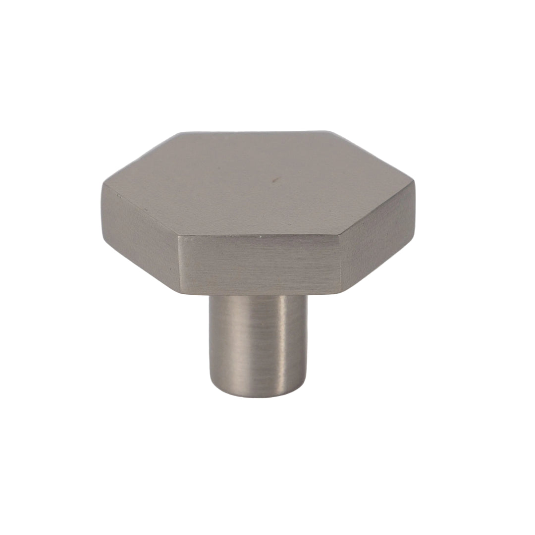 Abigail Solid Brass Cabinet Knob Cabinet Hardware Kay Hardware - VCU Satin Nickel