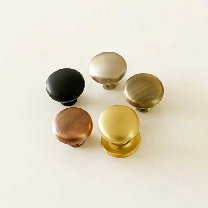 Kayla Solid Brass Round Knob Cabinet Hardware Kay Hardware - VCU