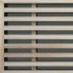 Linear Bar Wood Grilles - Flush Mount No Frame - Floor Flush with Frame Grille Vexell - VCU 4 x 14 (5.5 x 15.5 Overall) Ash