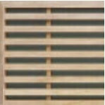 Linear Bar Wood Grilles - Flush Mount No Frame - Floor Flush with Frame Grille Vexell - VCU 2.25 x 10 (3.75 x 11.5 Overall) Cherry