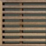 Linear Bar Wood Grilles - Flush Mount No Frame - Floor Flush with Frame Grille Vexell - VCU 2.25 x 10 (3.75 x 11.5 Overall) Mahogany