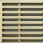 Linear Bar Wood Grilles - Flush Mount No Frame - Floor Flush with Frame Grille Vexell - VCU 4 x 14 (5.5 x 15.5 Overall) Red Oak
