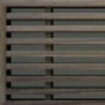 Linear Bar Wood Grilles - Flush Mount No Frame - Floor Flush with Frame Grille Vexell - VCU 4 x 14 (5.5 x 15.5 Overall) Walnut