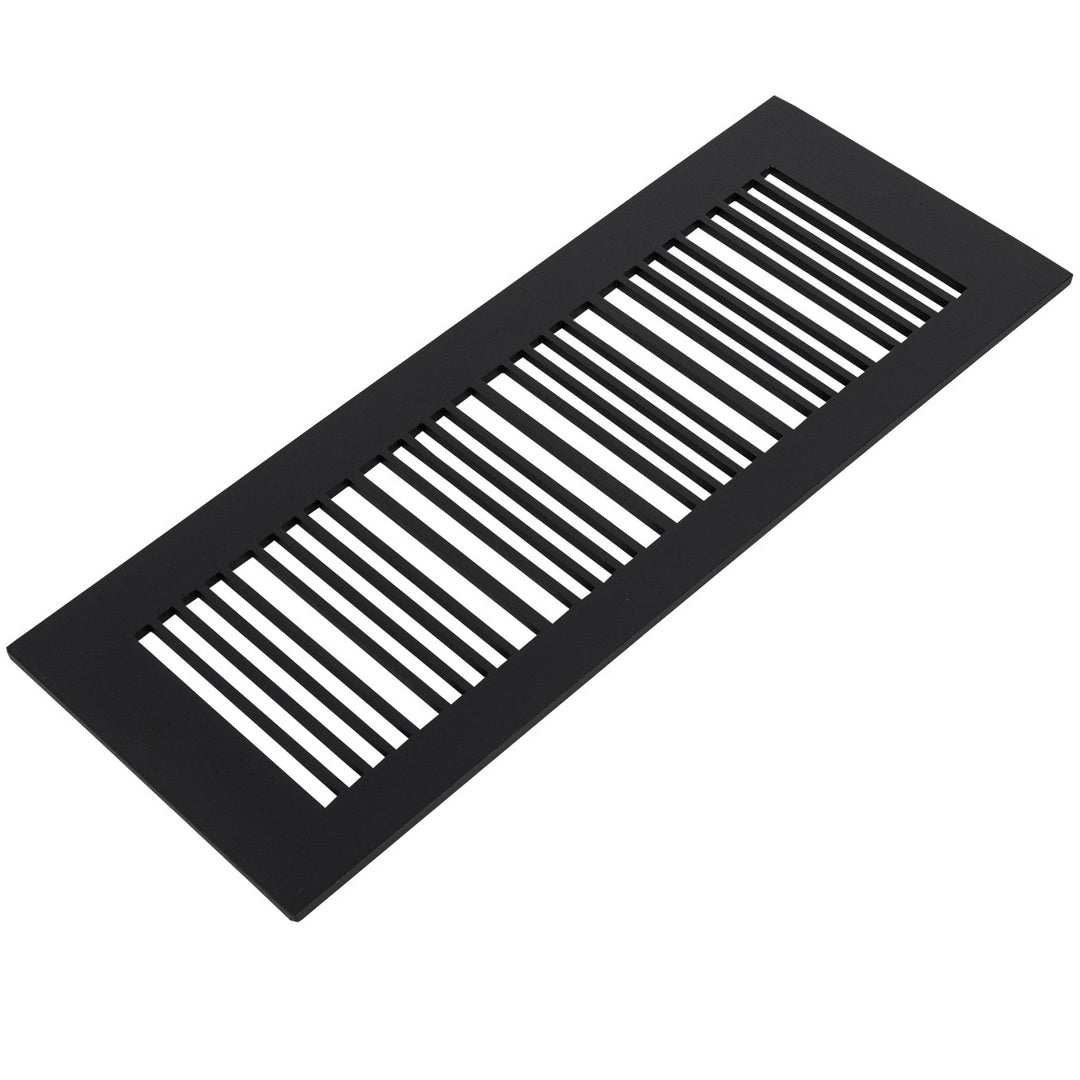 Piano Design Vent Covers - Made to Order Vent Cover Reggio Register Company, LLC - VCU 2.25 x 10 (Overall 3.5 x 12) 3/16" Aluminum Black