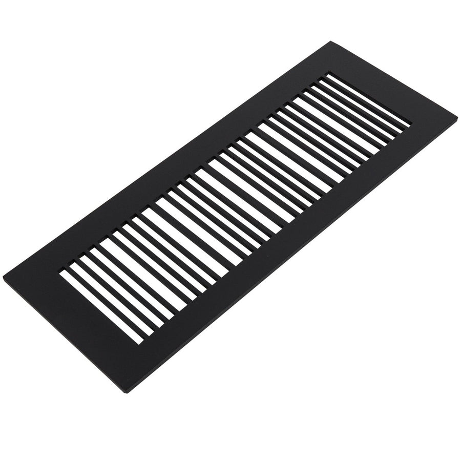 Piano Design Vent Covers - Made to Order Vent Cover Reggio Register Company, LLC - VCU 2.25 x 10 (Overall 3.5 x 12) 3/16" Aluminum Black