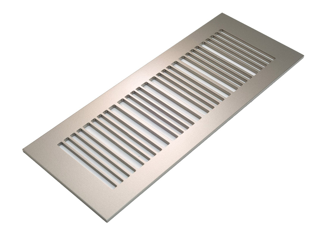 Piano Design Vent Covers - Made to Order Vent Cover Reggio Register Company, LLC - VCU 2.25 x 10 (Overall 3.5 x 12) 3/16" Aluminum Champagne Bronze