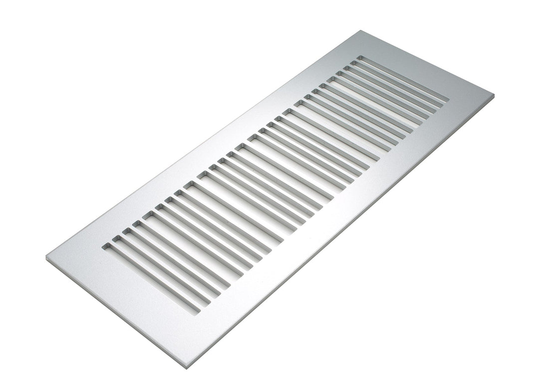 Piano Design Vent Covers - Made to Order Vent Cover Reggio Register Company, LLC - VCU 2.25 x 10 (Overall 3.5 x 12) 3/16" Aluminum Silver