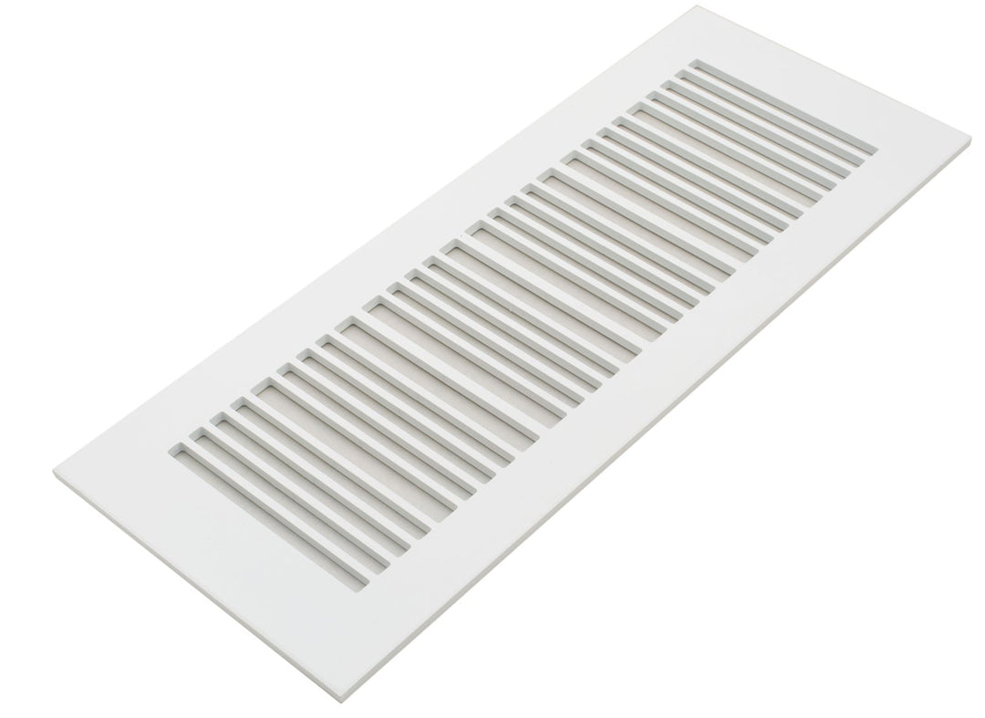 Piano Design Vent Covers - Made to Order Vent Cover Reggio Register Company, LLC - VCU 2.25 x 10 (Overall 3.5 x 12) 3/16" Aluminum White