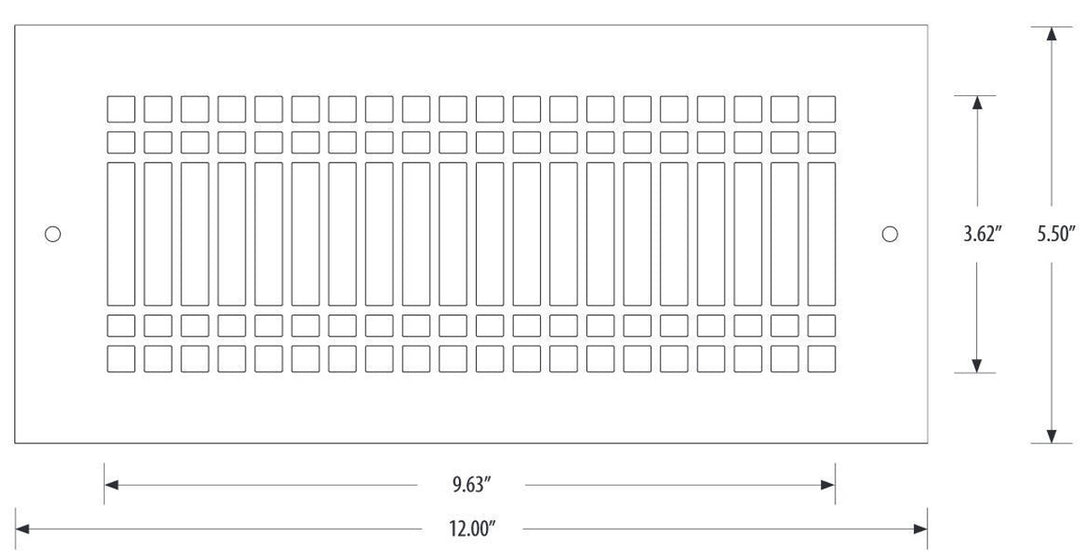 Linear Craftsman Design Vent Covers - Made to Order Vent Cover Reggio Register Company, LLC - VCU
