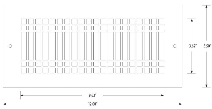 Linear Craftsman Design Vent Covers - Made to Order Vent Cover Reggio Register Company, LLC - VCU