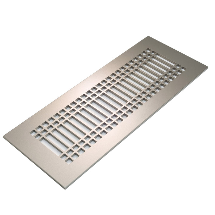 Linear Craftsman Design Vent Covers - Made to Order Vent Cover Reggio Register Company, LLC - VCU 2.25 x 10 (Overall 3.5 x 12) 3/16" Aluminum Champagne Bronze