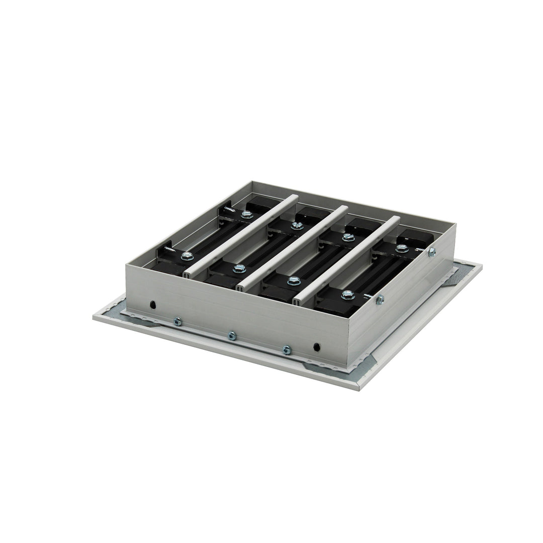 Aluminum Linear Slot Vent Cover Vent Cover Dayus Register and Grille, Inc. - VCU 7.375 x 8 (8.5 x 9.5 Overall)