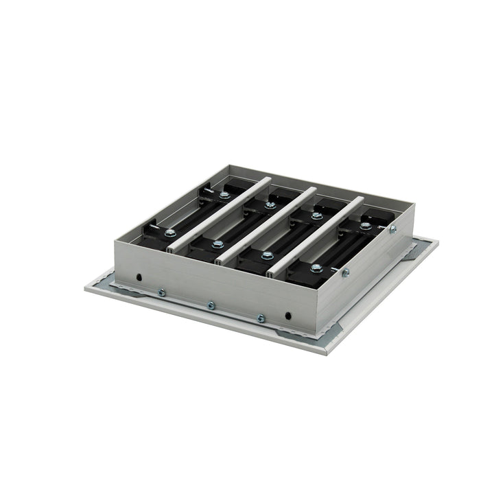 Aluminum Linear Slot Vent Cover Vent Cover Dayus Register and Grille, Inc. - VCU 7.375 x 8 (8.5 x 9.5 Overall)