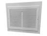 Linear Steel Gravity Register 10x8 Vent Cover Steel Plated (Wholesale Registers) White