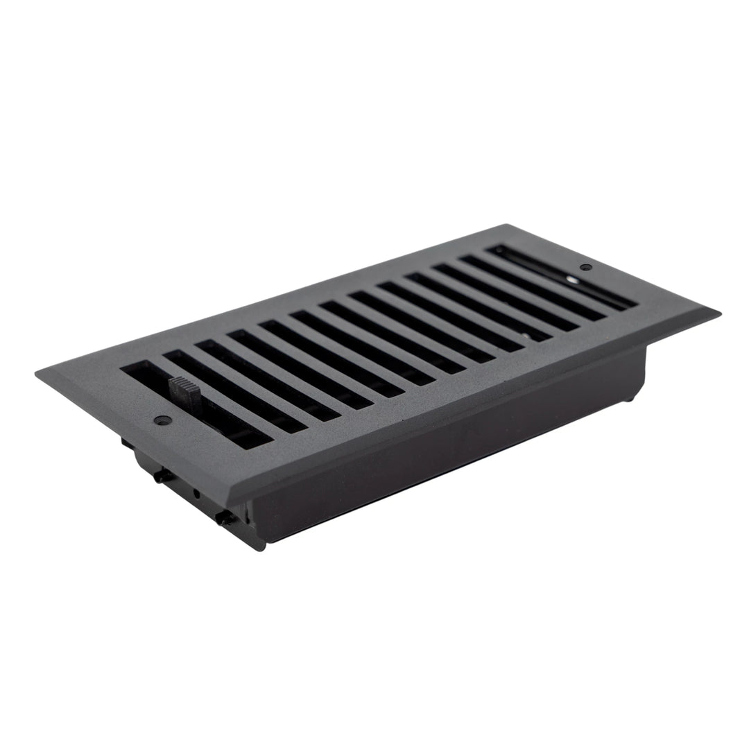 Madelyn Carter Black Contemporary Ceiling and Wall Vent Covers (Cast Aluminum) Vent Cover