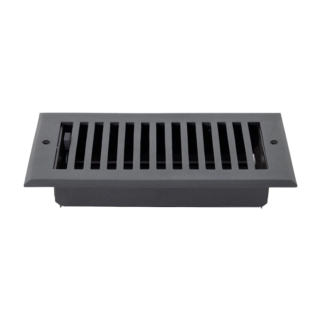 Madelyn Carter Black Contemporary Ceiling and Wall Vent Covers (Cast Aluminum) Vent Cover