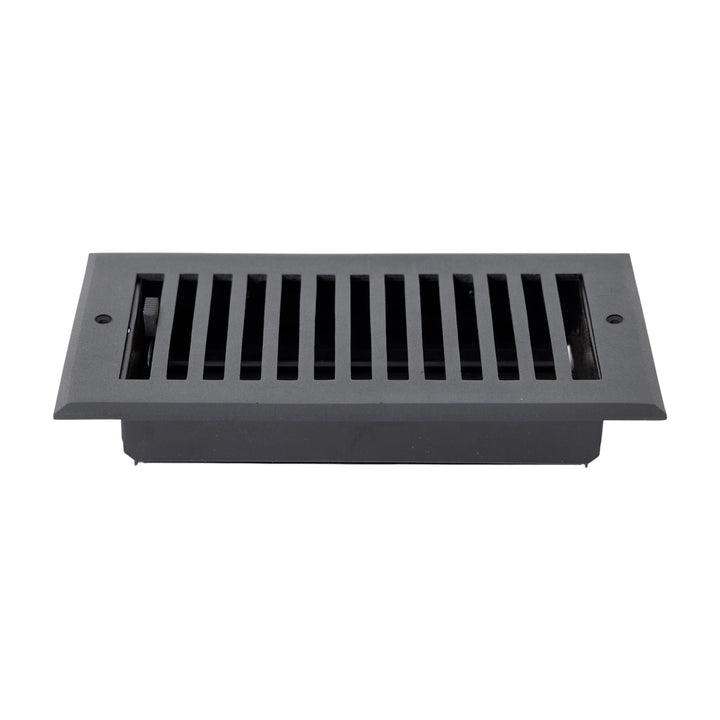 Madelyn Carter Black Contemporary Ceiling and Wall Vent Covers (Cast Aluminum) Vent Cover