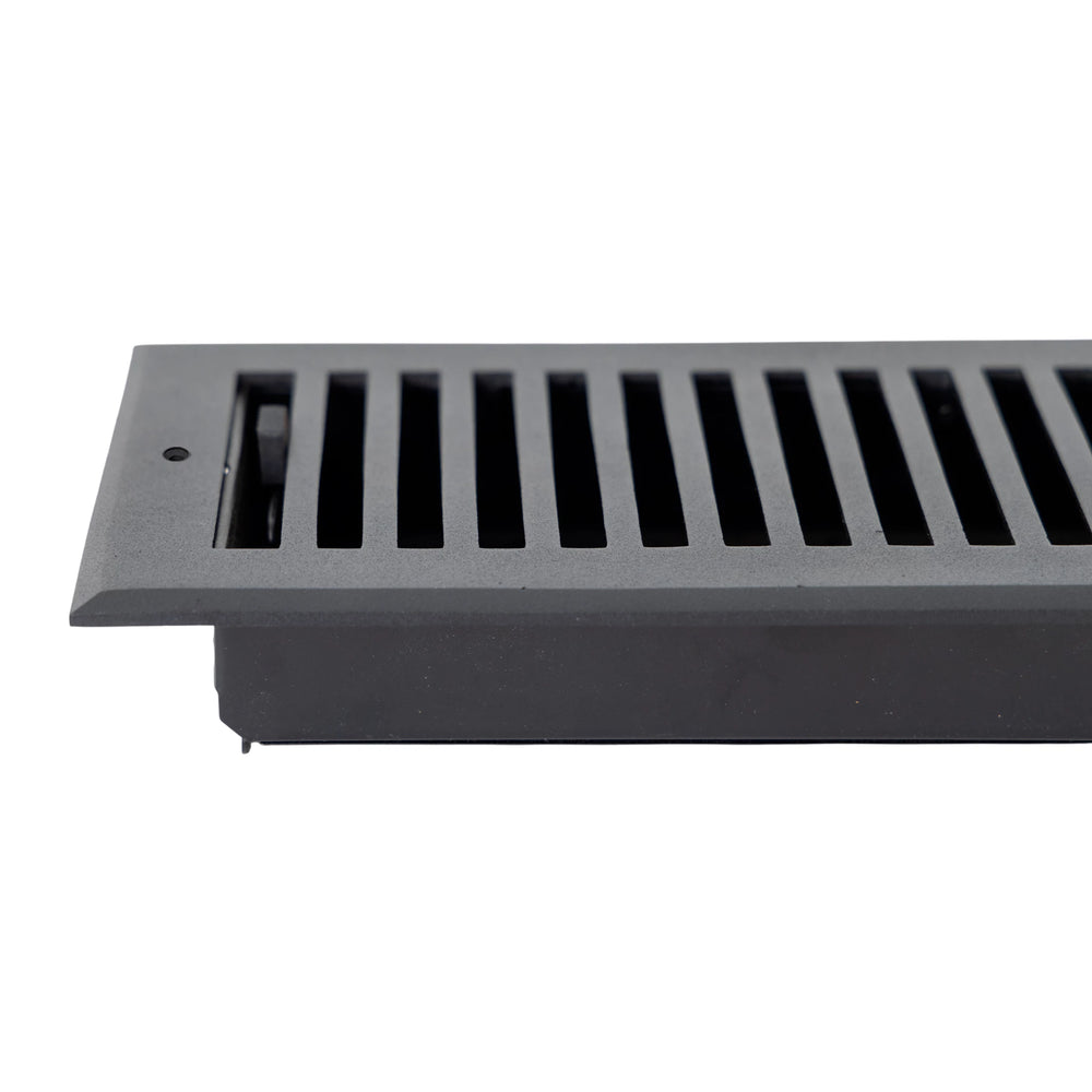 Madelyn Carter Black Contemporary Ceiling and Wall Vent Covers (Cast Aluminum) Vent Cover