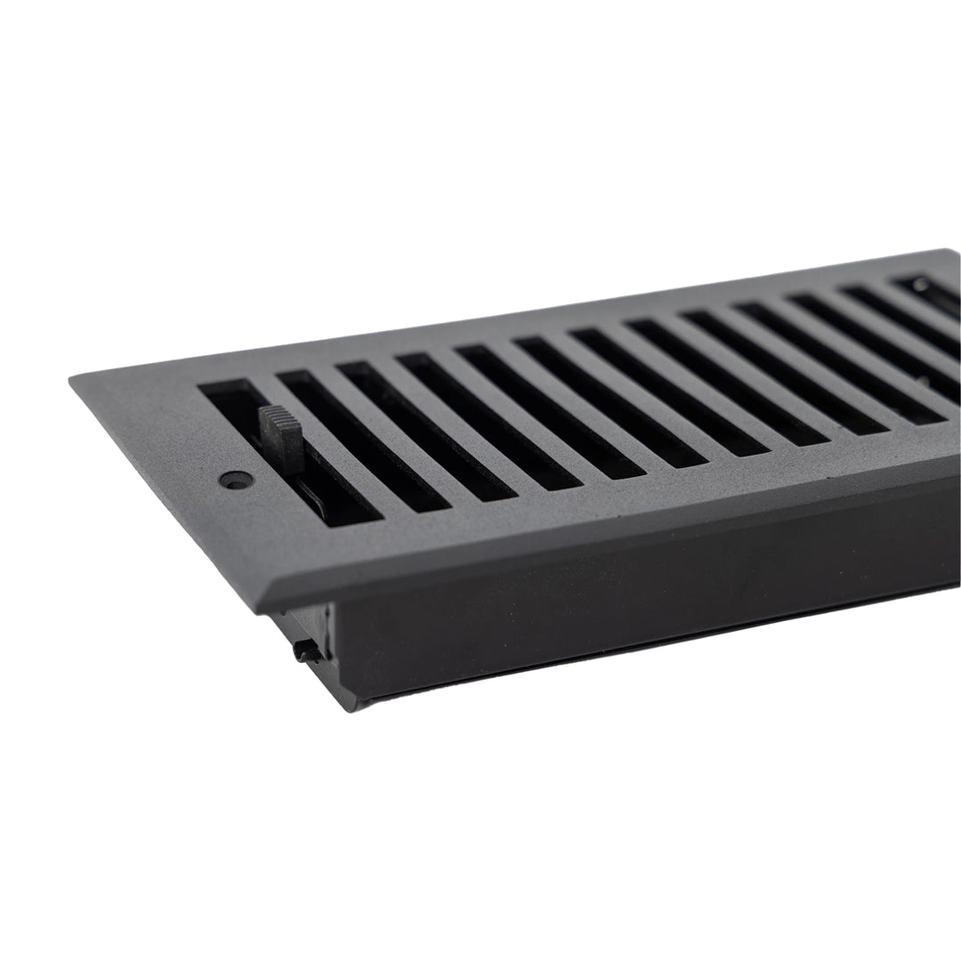 Madelyn Carter Black Contemporary Ceiling and Wall Vent Covers (Cast Aluminum) Vent Cover